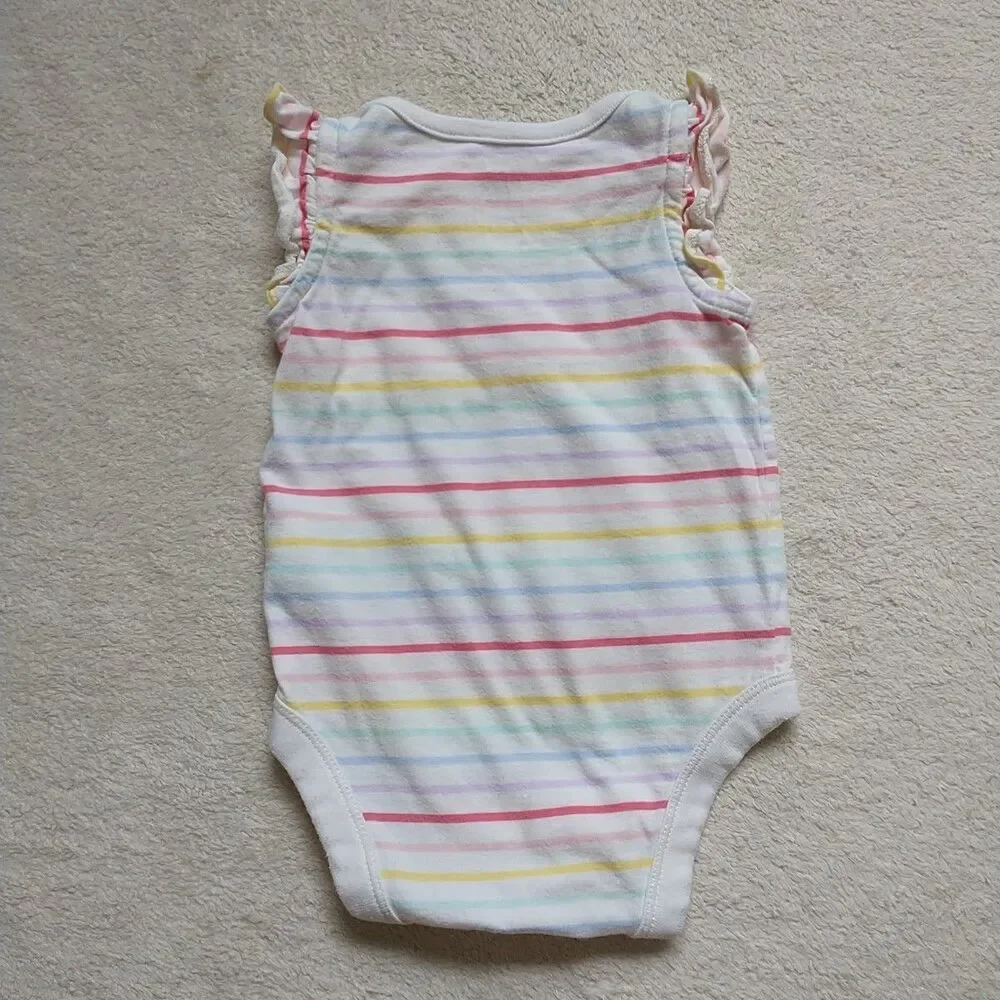 Baby Gap Short Sleeve Bodysuits Sleeveless Dress Baby Girl 0-3 Months Cotton